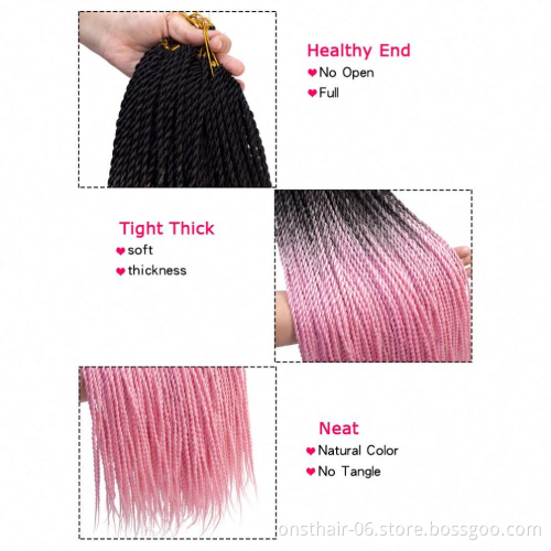 Onst Best Price Synthetic Braiding Hair Senegalese To Tone Crochet  Ombre Jumbo Twist Braid Grey Blonde Colors Braids